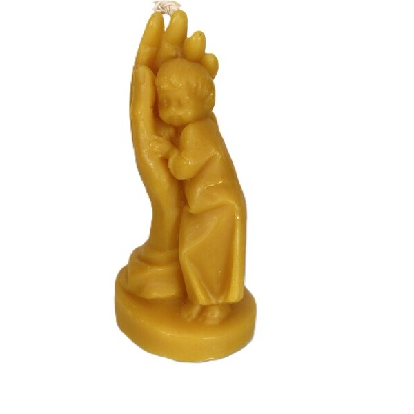 Svijeća ruka i dječak - 4x11cm - 008