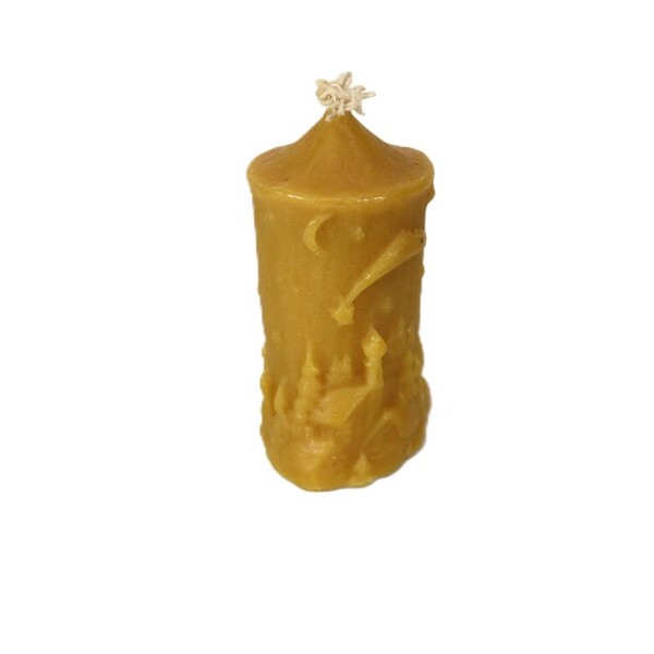 Svijeća Božićni Grad- 4x8cm - 023