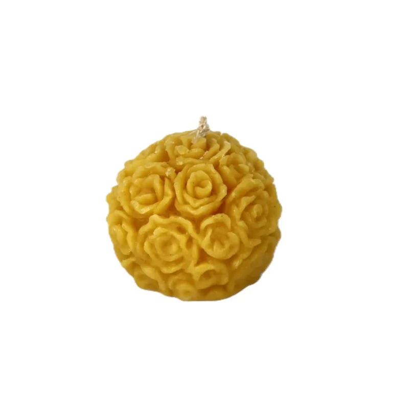 Svijeća Kugla Ruža - 6x5cm - 056